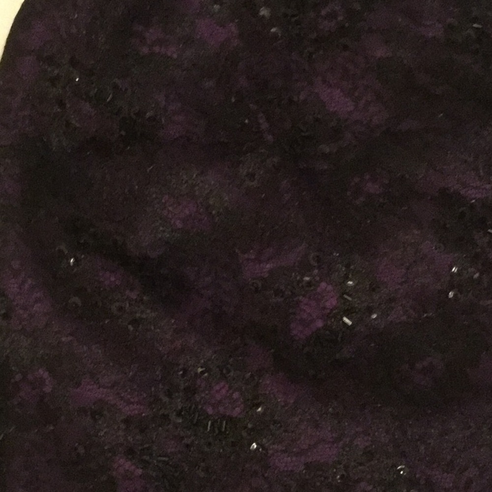 Rimini Black lace beaded halter top - Picture 2 of 7